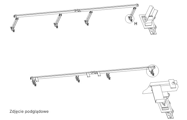 Uchwyt korekcyjny KS2100-15-1B-R100