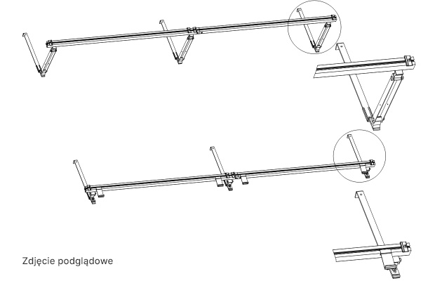 Uchwyt korekcyjny KS2100-15-1B-H430