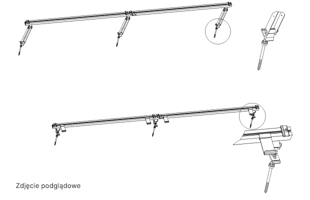 Uchwyt korekcyjny KS2100-15-1B-S250