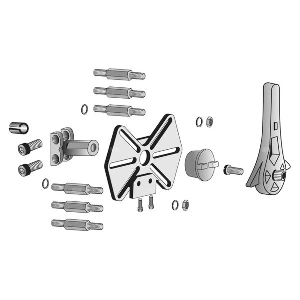 Złącze uniwersalne do współpracy siłownika VMM/VRM z zaworami innych producentów