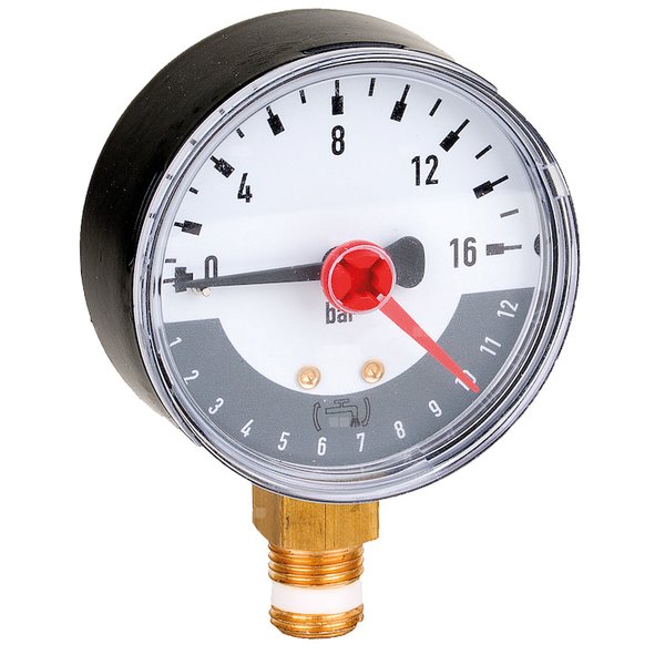 Manometr 0‐16 bar G1/4 (do filtrów F78TS‐F) ze wskaźnikiem pamięci