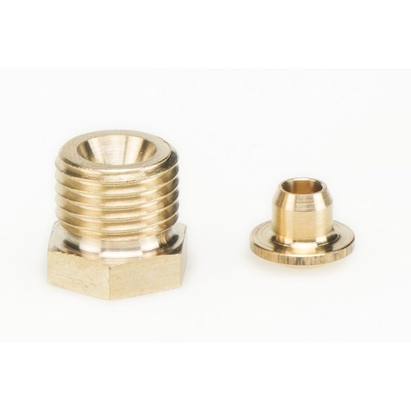 Złączki rurki impulsowej regulatora przeponowego, śr. 6 mm (1 komplet: nakrętka + zacisk)