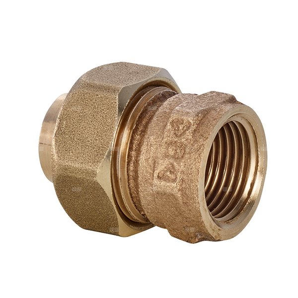 Śrubunek prosty IBP 4330 G, brąz, 10 mm x 1/4'' (ML x GW) z uszczelką