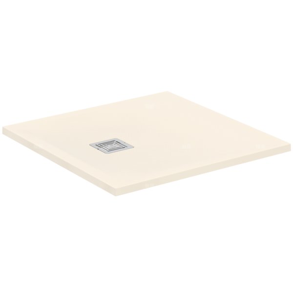 Brodzik kwadratowy 800x800x30 mm Spód szlifowany, bez korka spustowego - ULTRA FLAT S +