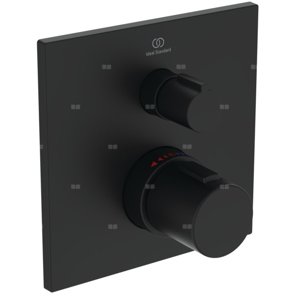 Bateria natryskowa do zabudowy 163x105x163 mm, wymagany zestaw 1 (A1000) 30 l/min (3 bar) - Ceratherm C100