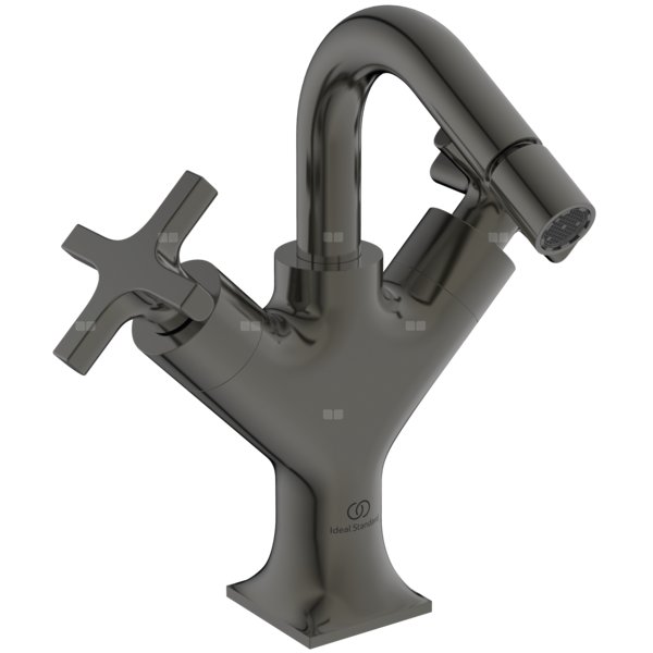 Bateria bidetowa z podwójną regulacją 194x161x206 mm, wylewka 115 mm 5 l/min (3 bary), z korkiem spustowym - JOY NEO