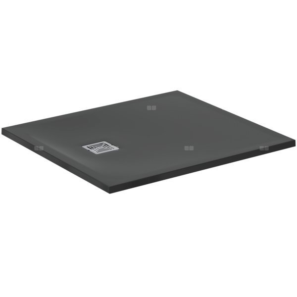 Brodzik prostokątny 1000x900x30 mm Spód szlifowany Tył szlifowany, bez korka spustowego - ULTRA FLAT S +