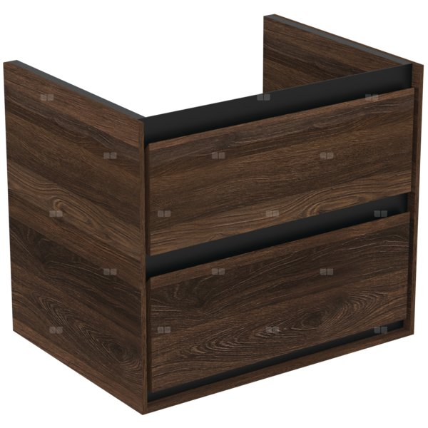 C.AIR SZAFKA 60X44 SLKBLK&WOOD 2 DRWR