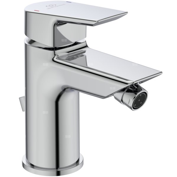 Bateria bidetowa 50x139x139 mm, wylewka 95 mm 8 l/min (3 bary), z korkiem spustowym - TESI