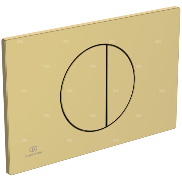 OLEAS M5 PRZYCISK ZAOKRĄGLONY BRUSH GOLD