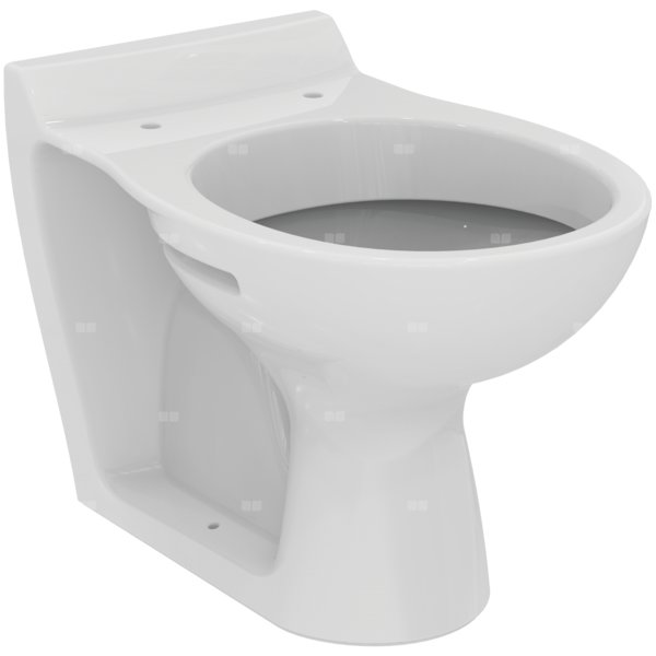 Miska WC stojąca IDEAL STANDARD CONTOUR 21, porcelana szklista, kolor: biały, odpływ mocowane ściśle, przylegające do ściany