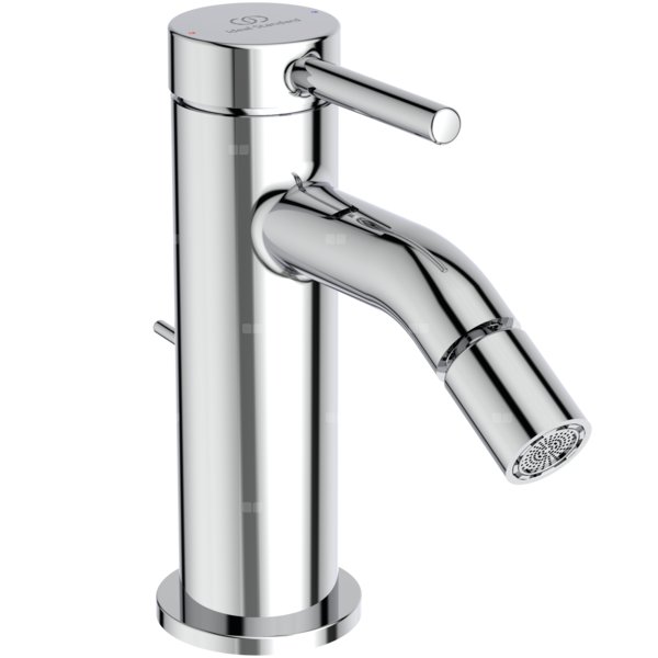 Bateria bidetowa 48x152x165 mm, wylewka 105 mm 4 l/min (3 bary), z korkiem - CERALINE NUOVO