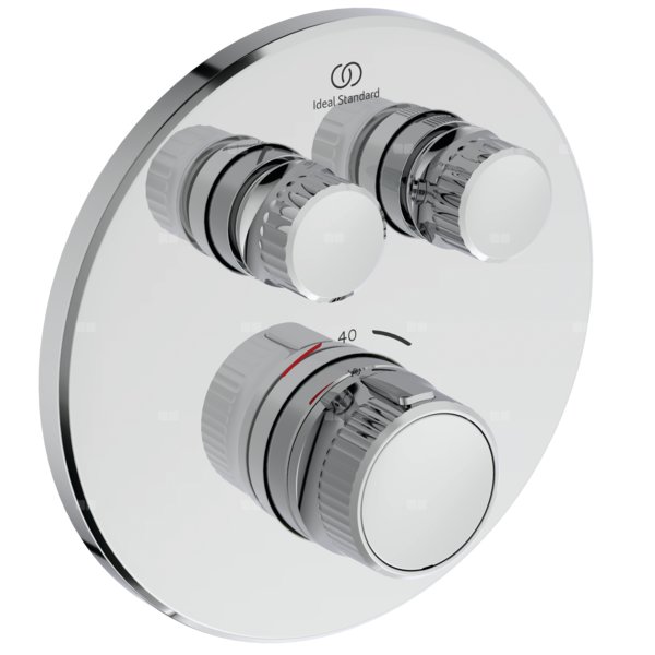 Bateria natryskowa do zabudowy 157x62x157 mm, wymagany zestaw 1 (A1000) 18 l/min (3 bar) - CERATHERM NAVIGO