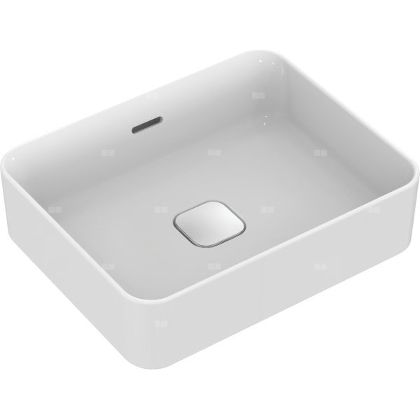 Naczynie 500x400x180 mm, bez otworu na baterię, z przelewem - STRADA II