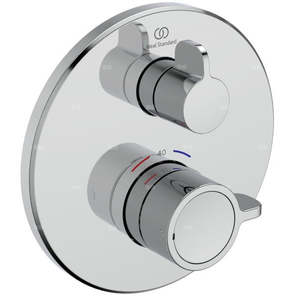 Bateria natryskowa do zabudowy 157x67x157 mm, ilość wyjść: 1, wymagany zestaw 1 (A1000) 18.5 l/min (3 bar) - CERAPLUS SAFE