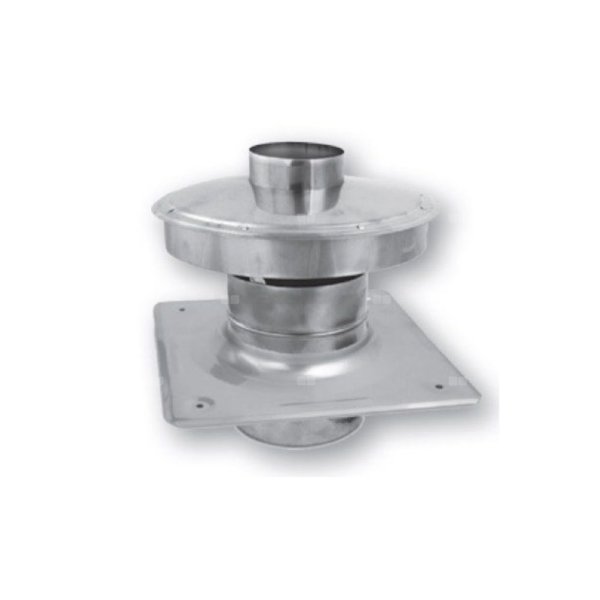 Końcówka pionowa uniwersalna FI60/100 ze stali nierdzewnej