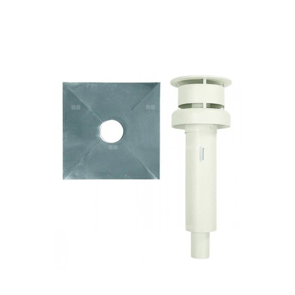 Kompletna pionowa końcówka wylotu spalin FI60 z przykryciem szachu