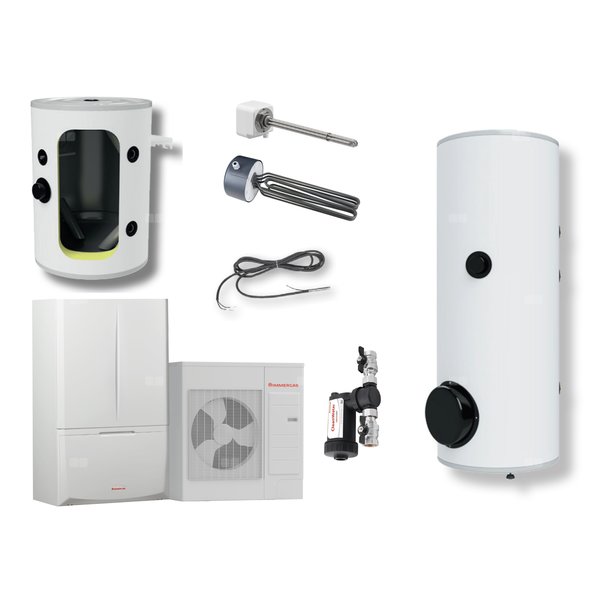 Zestaw z pompą ciepła  Zestaw MAGIS PRO 9 V2 M300 B100