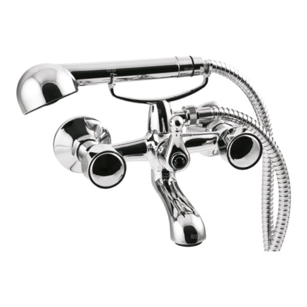 Bateria wannowa z zestawem natryskowym Modena
