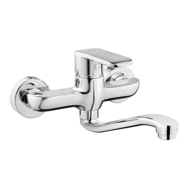 Bateria zlewozmywakowa Siros chrom