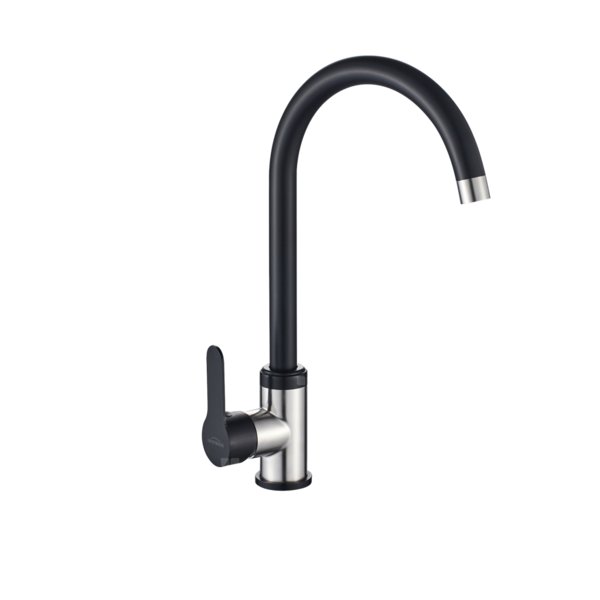 Bateria zlewozmywakowa Iron czarny/inox