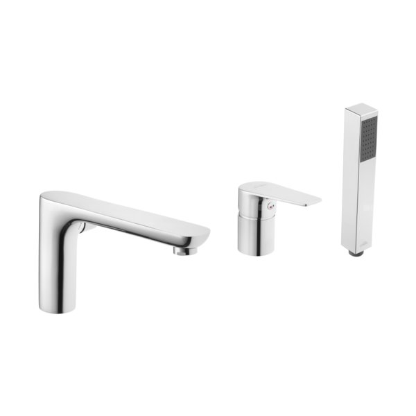 Bateria wannowa 3-otworowa Dokos chrom