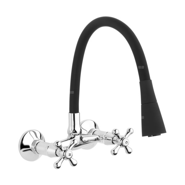 Bateria zlewozmywakowa Roma czarna