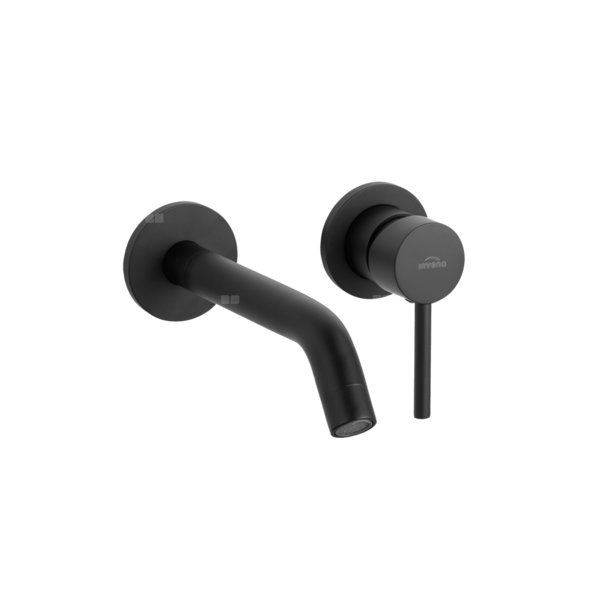 BATERIA UMYWALKOWA PODTYNKOWA DAFNI CZARNY