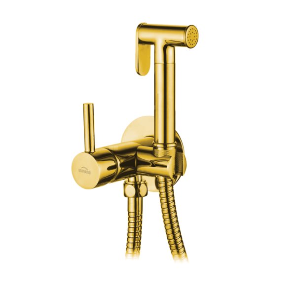 Podtynkowa bateria bidetowa złoty