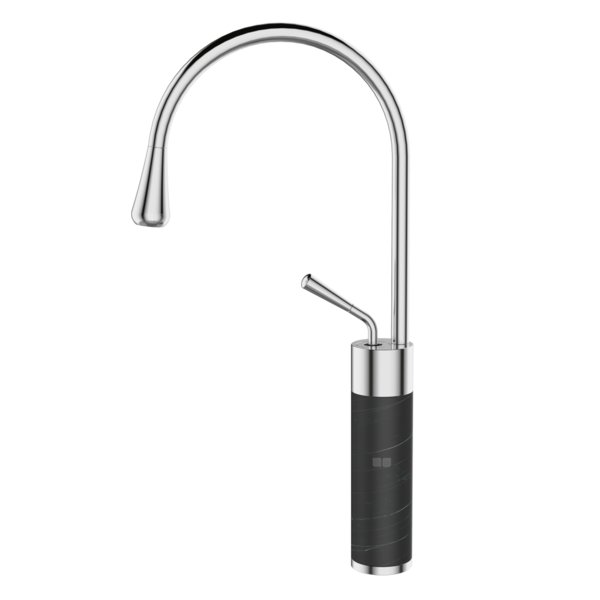 BATERIA UMYWALKOWA WYSOKA GABRO, CZARNY/CHROM