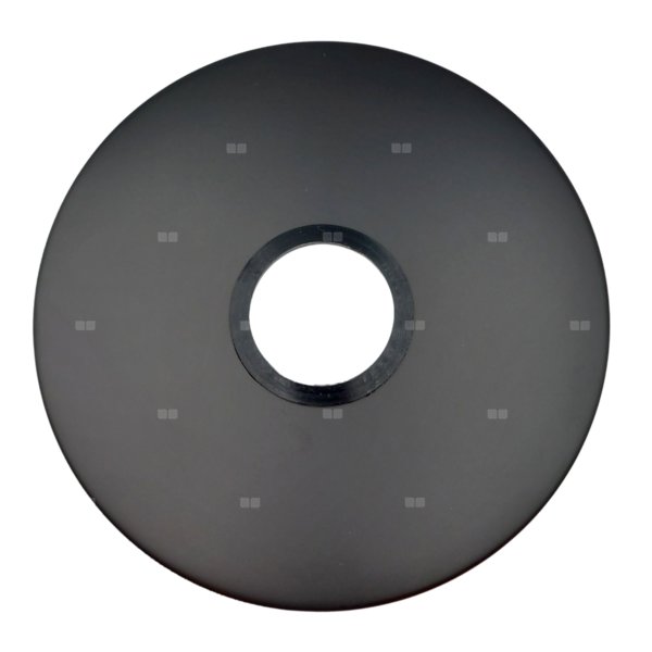 Rozeta do baterii wannowej wolnostojącej Glamour/ Magic, czarny