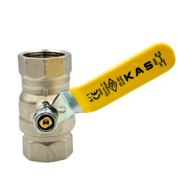 Kurek kulowy gazowy z gwintem z GW/GW