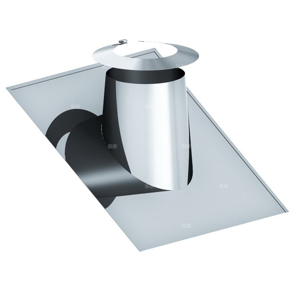 Przejście przez dach 26st. - 35st. z płaszczem ołowianym i kołnierzem fi100/150mm