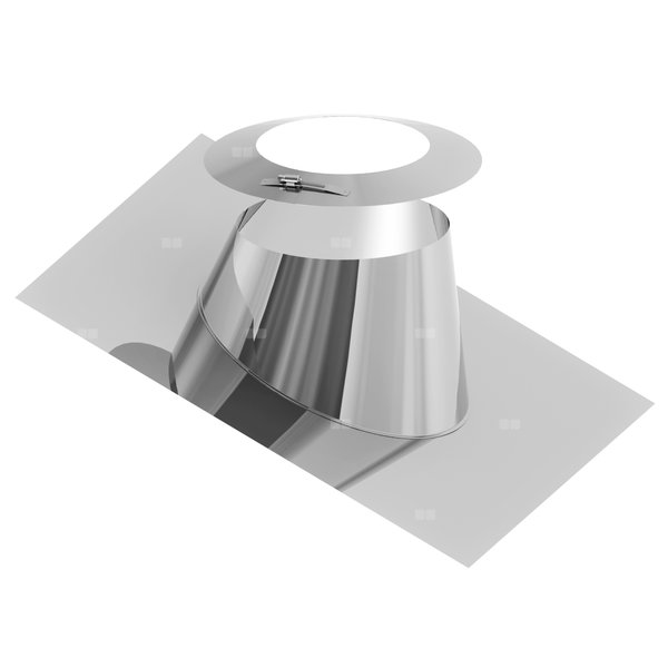 Przejście przez dach 16-25st. aluminiowe z kołnierzem fi180mm