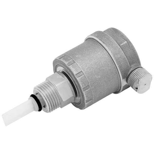 Odpowietrznik niklowany z zaworem stopowym - G1/2"