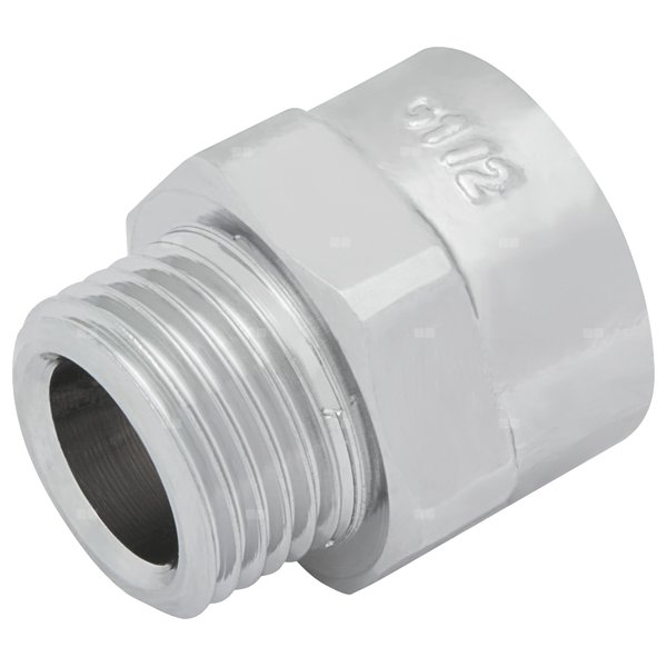 Korpus przyłączki niklowany do rury fi15 - G1/2"
