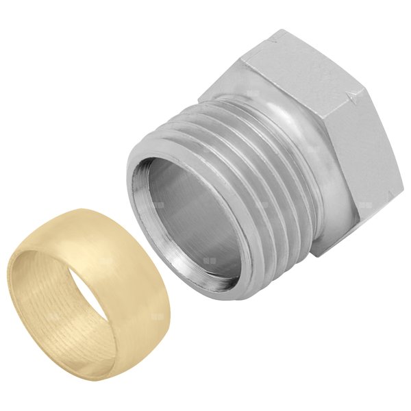 Zacisk na rurę Cu fi15 GZ - G1/2"