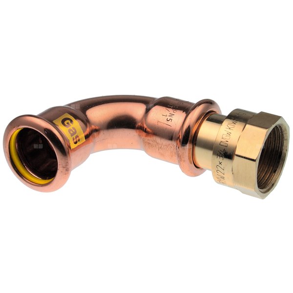 Kolano 90' GW Copper Gas - 15 Rp1/2"