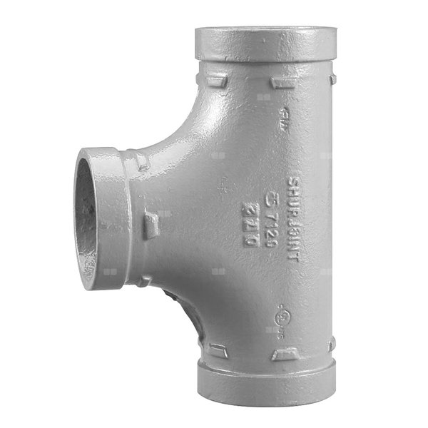 Trójnik ocynkowany Groove - 168.3