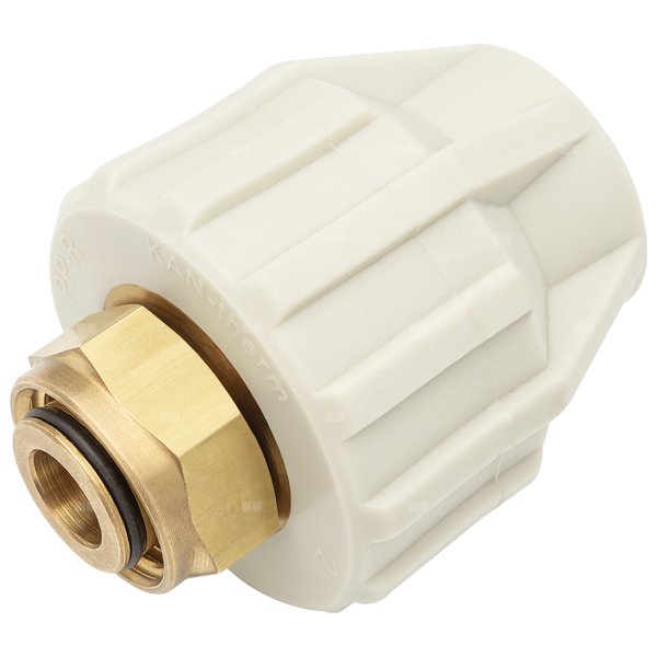 Półśrubunek mufowy z płaskim uszczelnieniem GW PP-R - 20 G1/2''