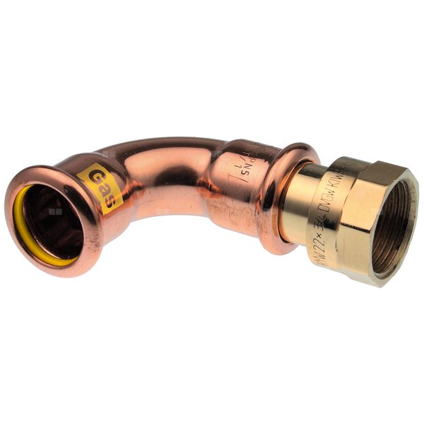 Kolano 90' GW Copper Gas - 15 Rp1/2''