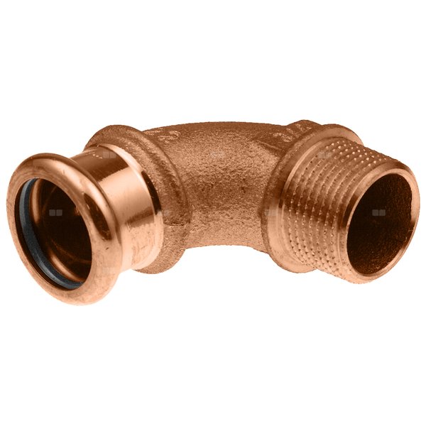 Kolano 90' GZ Copper - 12 R1/2''