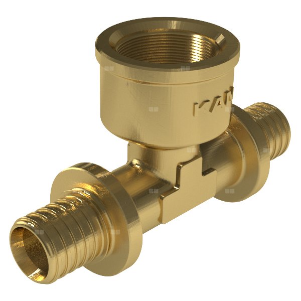 Trójnik mosiężny GW ultraLINE - 16 Rp1/2''