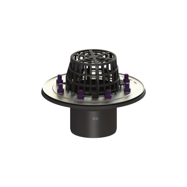 Wpust dachowy KESSEL z PP, odpływ pionowy, DN 100