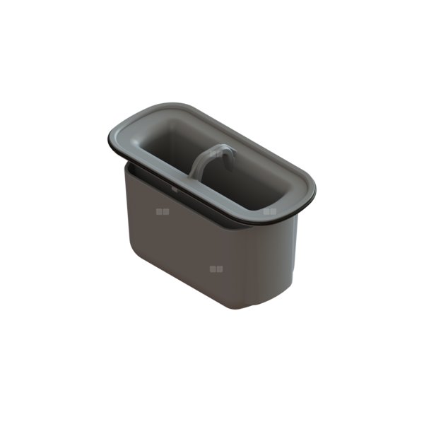 Syfon pasujący do odpływu Linearis Compact/Comfort, wys. zamknięcia wodnego 50mm