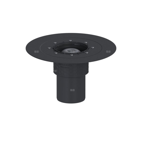 Korpus Ecoguss, DN100, odpł.pion., z kołnierzem do uszczelnień klejonych