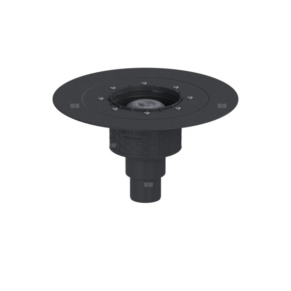 Korpus Ecoguss DN50, odpł.pion., z kołnierzem do uszczelnień klejonych