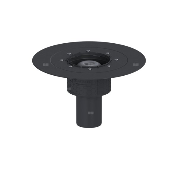 Korpus Ecoguss DN70, odpł.pion., z kołnierzem do uszczelnień klejonych