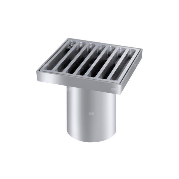 Nasadka drabinkowa z rusztem i ramą ze stali nierdzewnej D400