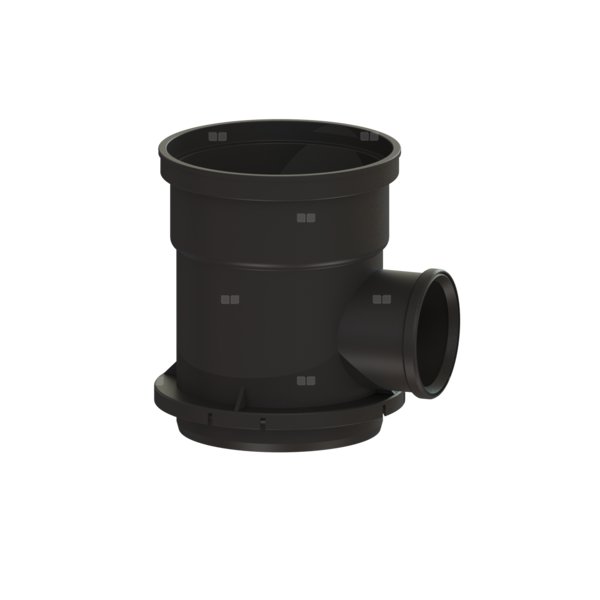 Przedłużka do wpustu podwórzowego z tworzywa sztucznego z dopł. bocznym